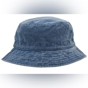 Bucket Hat Stylish Black 2.5” Brim, Pigment dye New